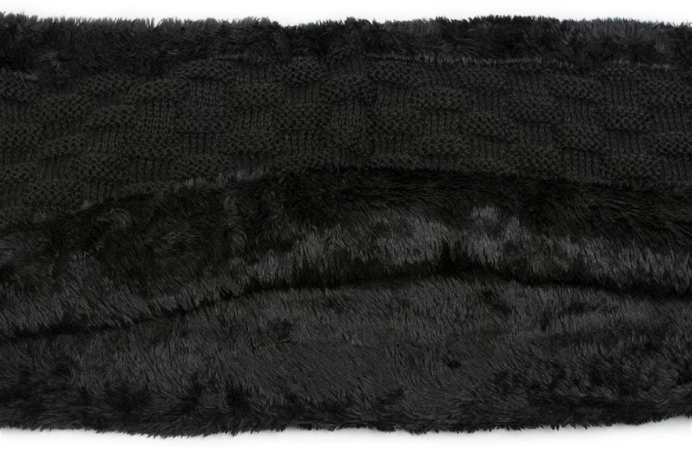 Stylebreaker Feinstrick Loop mit Flecht Muster und Teddyfleece Tiefpreis