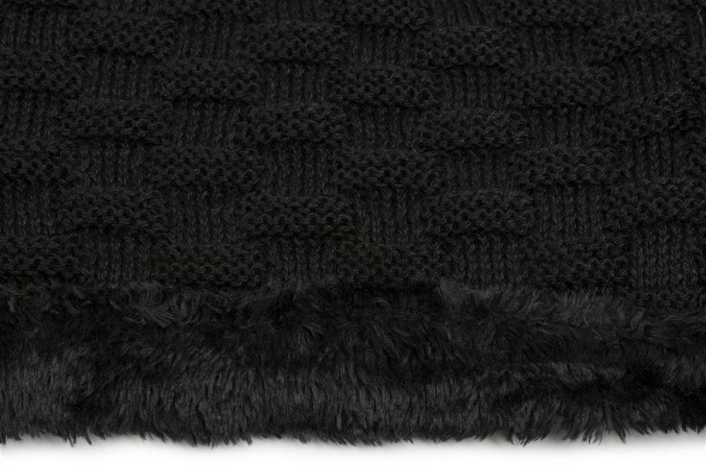 Stylebreaker Feinstrick Loop mit Flecht Muster und Teddyfleece Tiefpreis