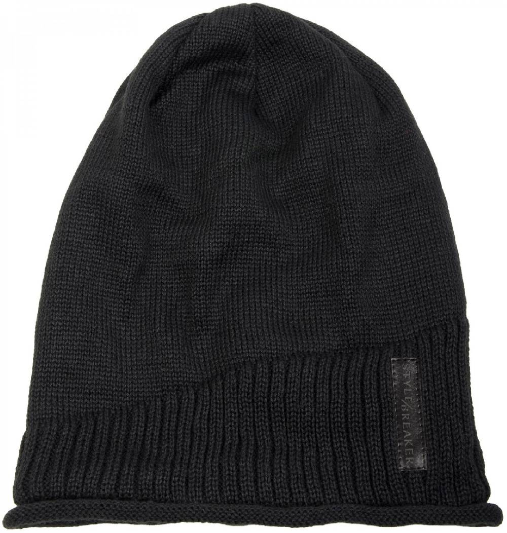 Stylebreaker Feinstrick Beanie mit Teddyfleece Wochenangebot