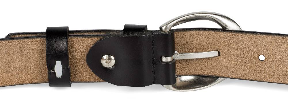 Stylebreaker Schmaler Unisex Echtleder Gürtel Unifarben Letzte 2 Tage