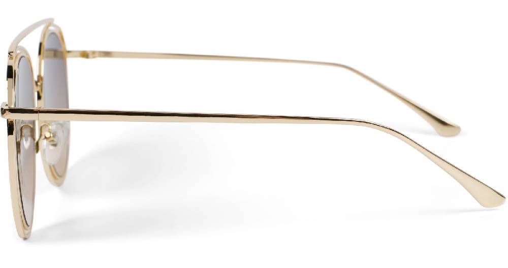Stylebreaker Oversize Sonnenbrille mit runden Gläsern und doppeltem Rahmen Bis zu 50% Rabatt