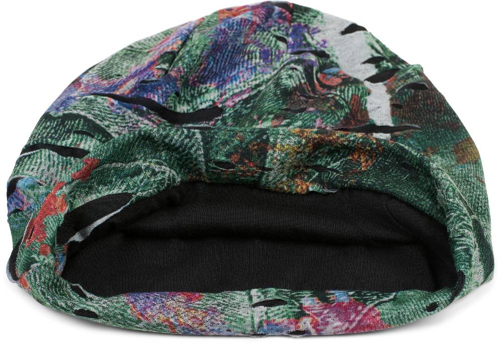 Stylebreaker Beanie mit Farbklecksen in Destroyed Optik Bis zu 55% Rabatt