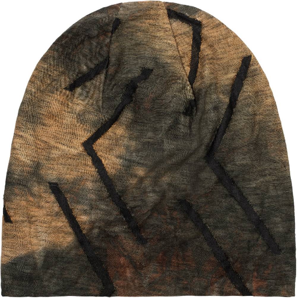 Stylebreaker Beanie Mütze Destroyed Batik Farbverlauf Riesige Rabatte