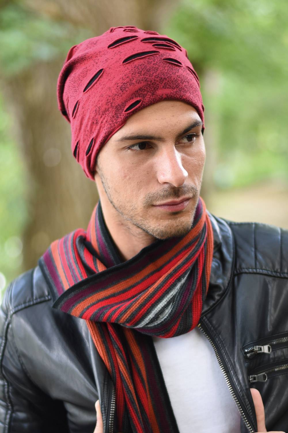 Stylebreaker Beanie Mütze im Destroyed Vintage used Look 50% Rabatt mit kostenlosem Versand