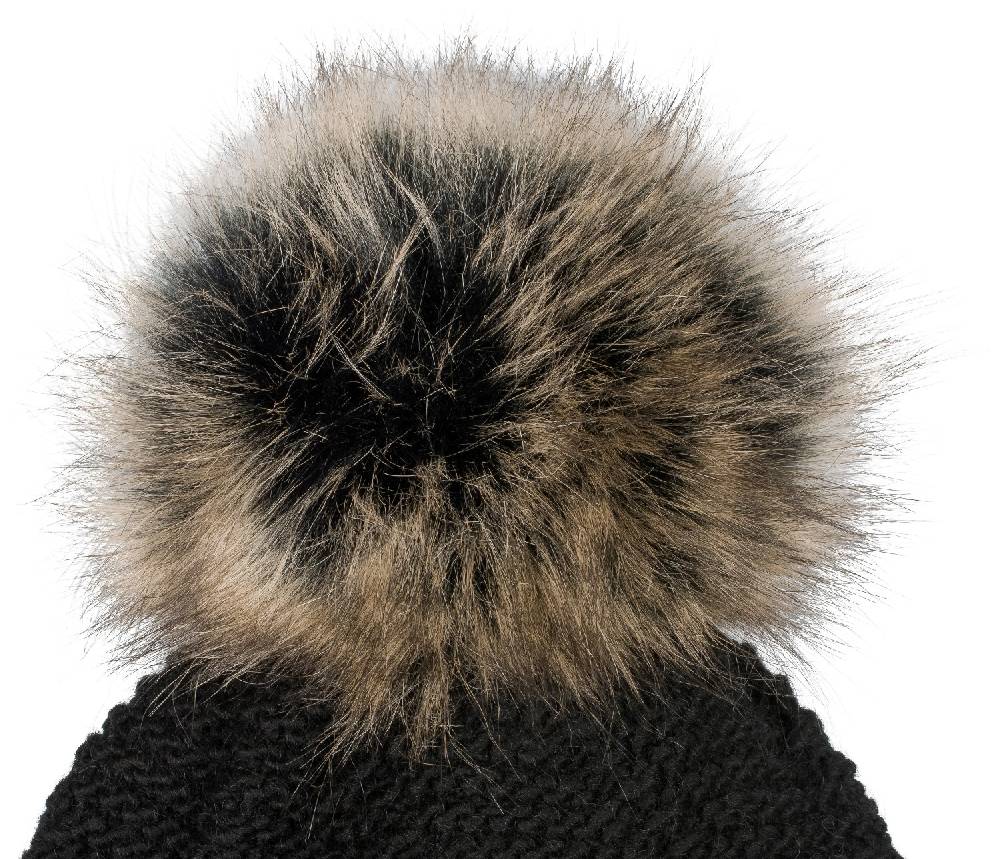Stylebreaker Einfarbige Strick Bommelmütze mit Thermo-Fleece Speichern exportieren