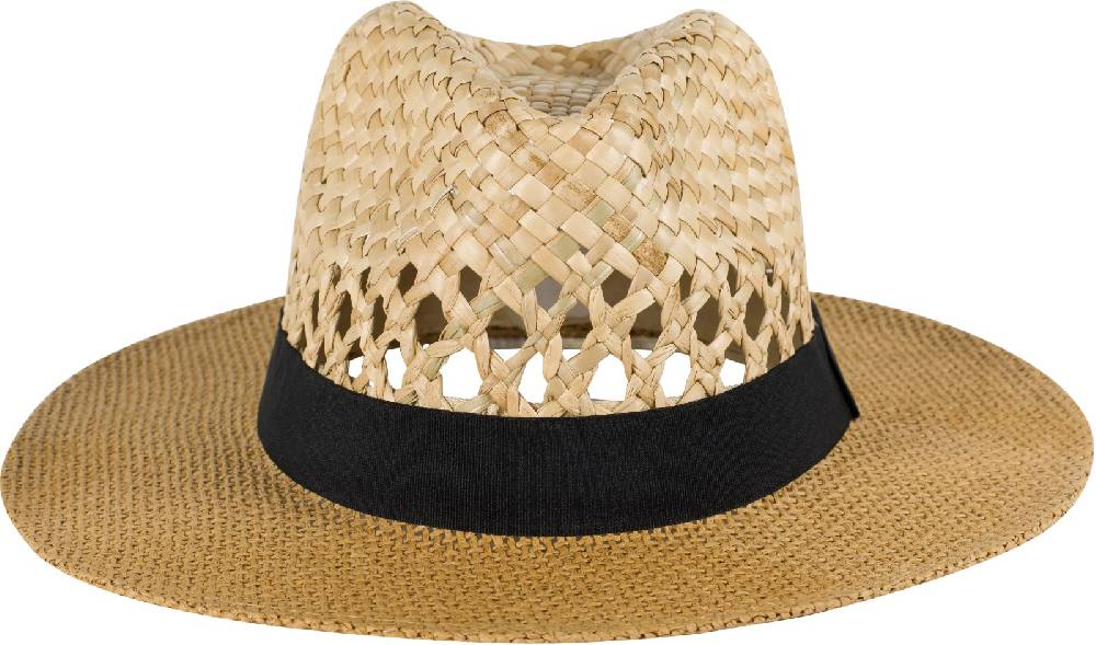 Stylebreaker Panama Strohhut mit Stoff Zierband 2025