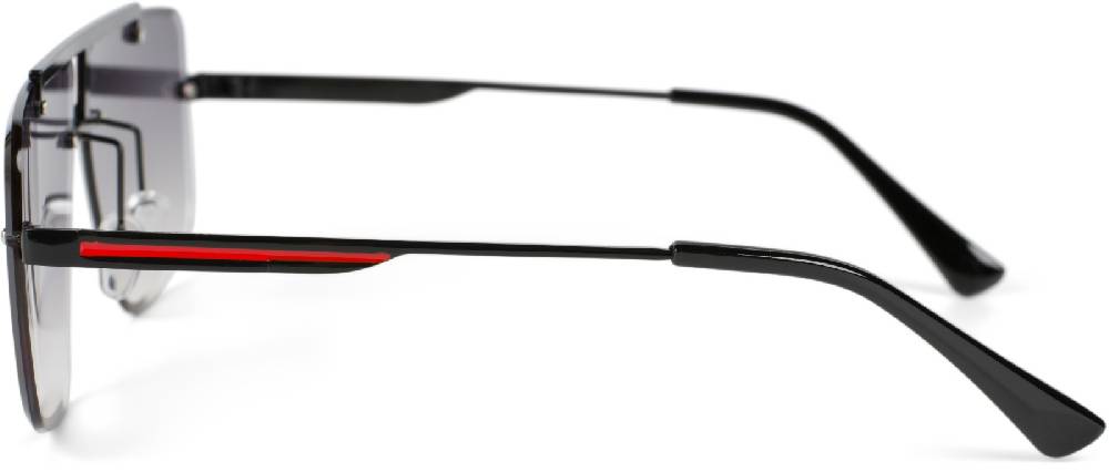 Stylebreaker Rechteckige Retro Sonnenbrille mit Diamant Schliff Online