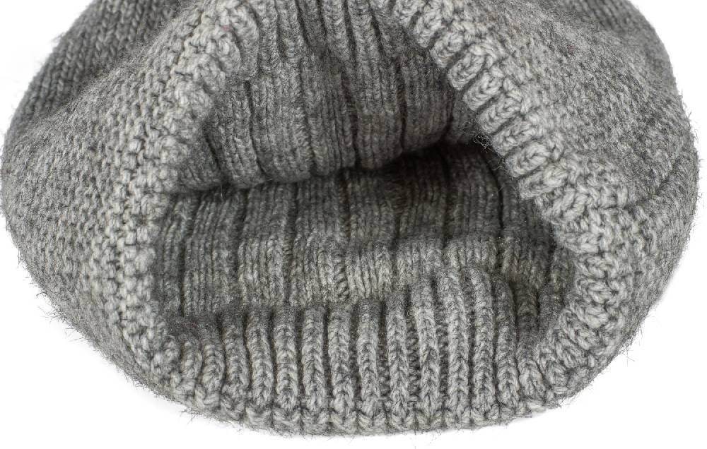 Stylebreaker Strick Loop und Mütze Set Einfarbig Fabrikverkauf