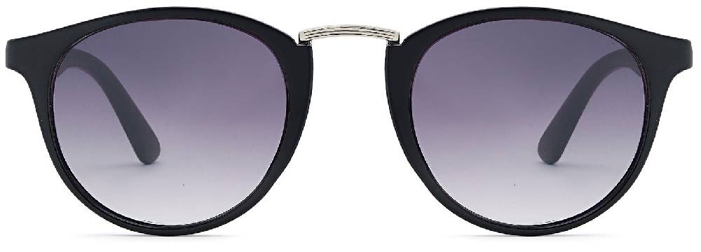 Stylebreaker Sonnenbrille mit runden Gläsern und Metall Nasensteg Neueste Mode