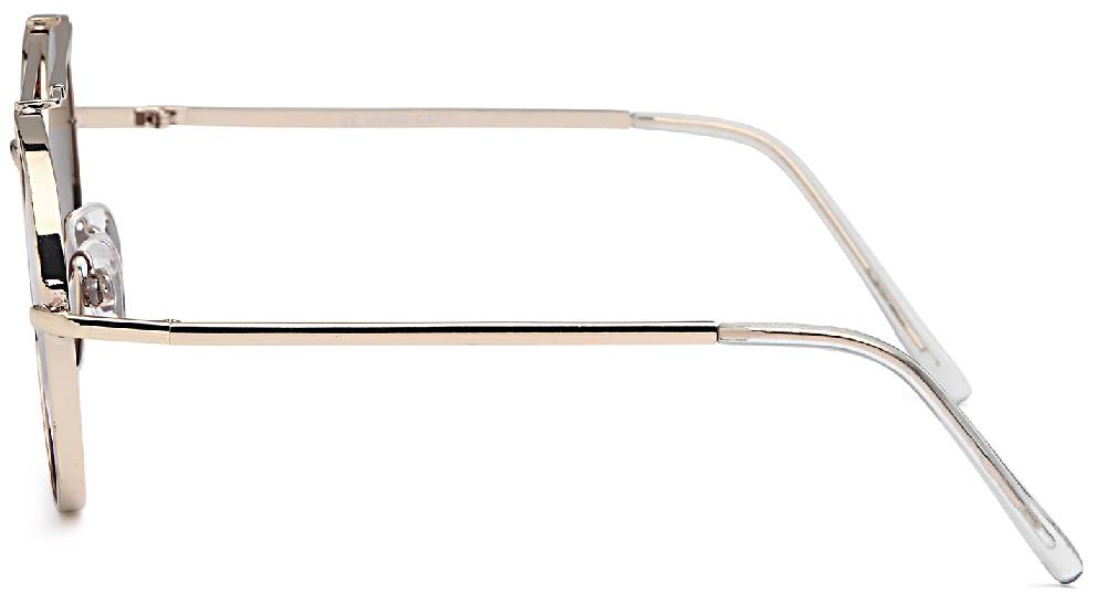 Stylebreaker Piloten Sonnenbrille mit dickem Metallrahmen Zeitlich begrenztes Angebot
