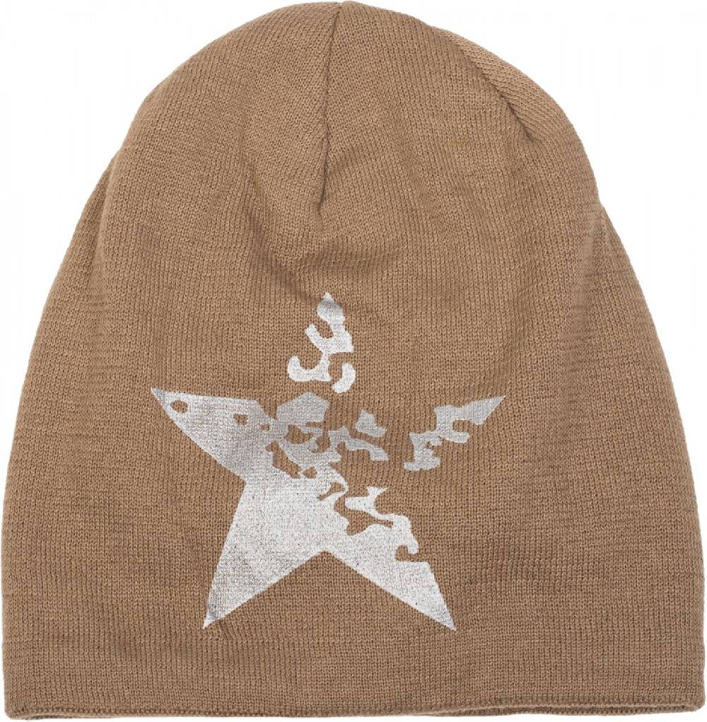 Stylebreaker Feinstrick Beanie mit Vintage Stern Discount Store für neue Produkte