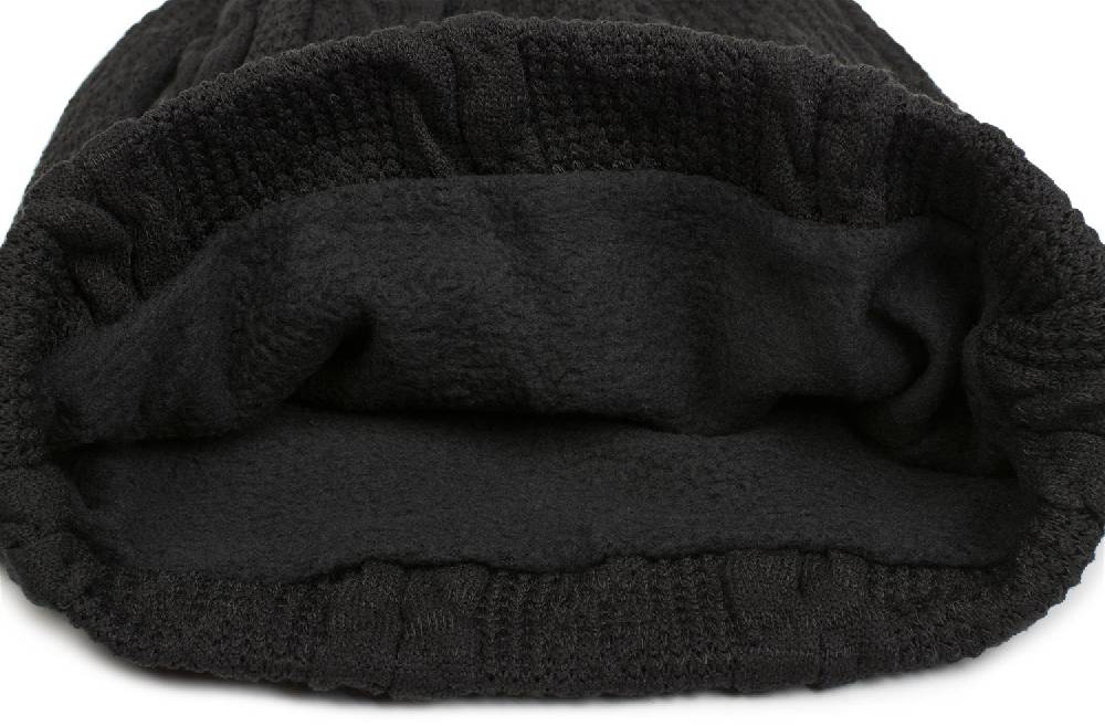 Stylebreaker Feinstrick Beanie mit Zopfmuster und Fleece Super Rabatt