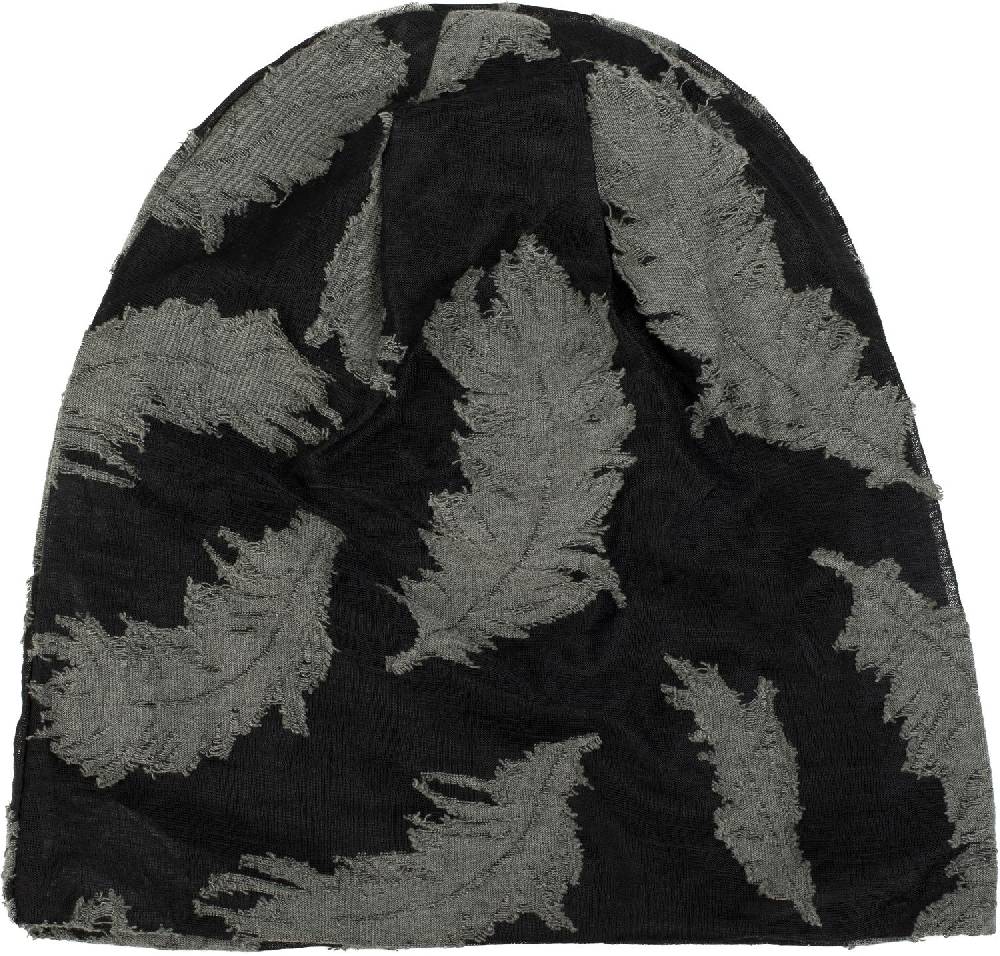 Stylebreaker Beanie mit Feder Muster Begrenzt auf 3 Tage