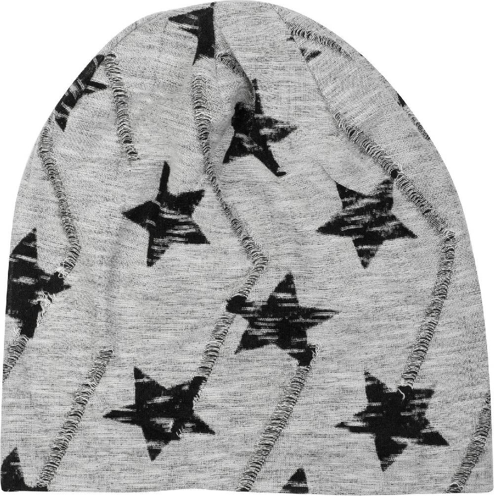 Stylebreaker Beanie Melange mit Sterne Print Angebote