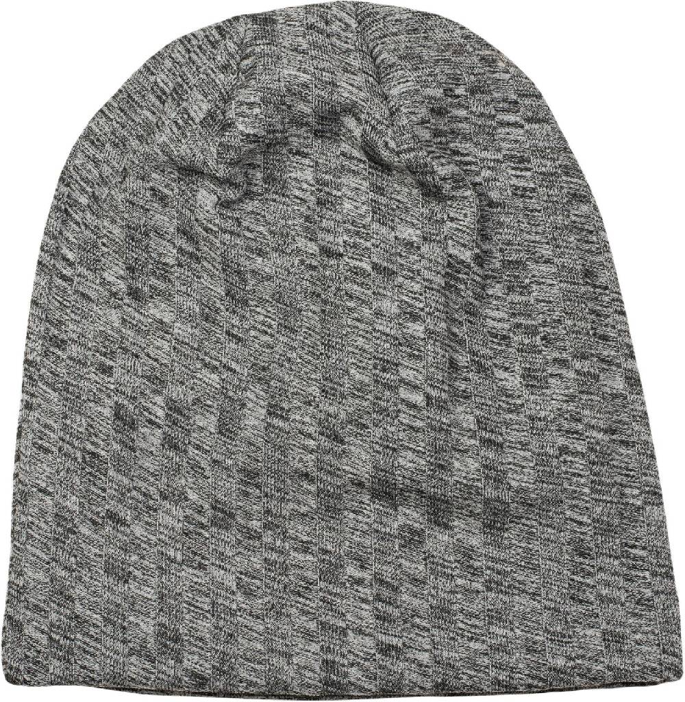 Stylebreaker Feinstrick Beanie mit Streifen Melange Hotsell