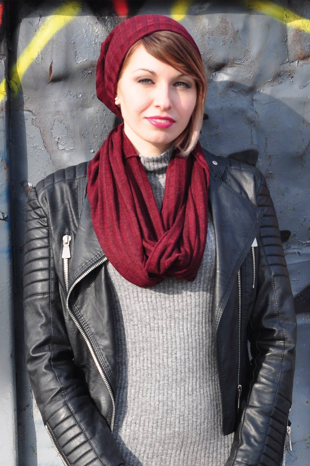 Stylebreaker Feinstrick Beanie mit Streifen Melange Hotsell