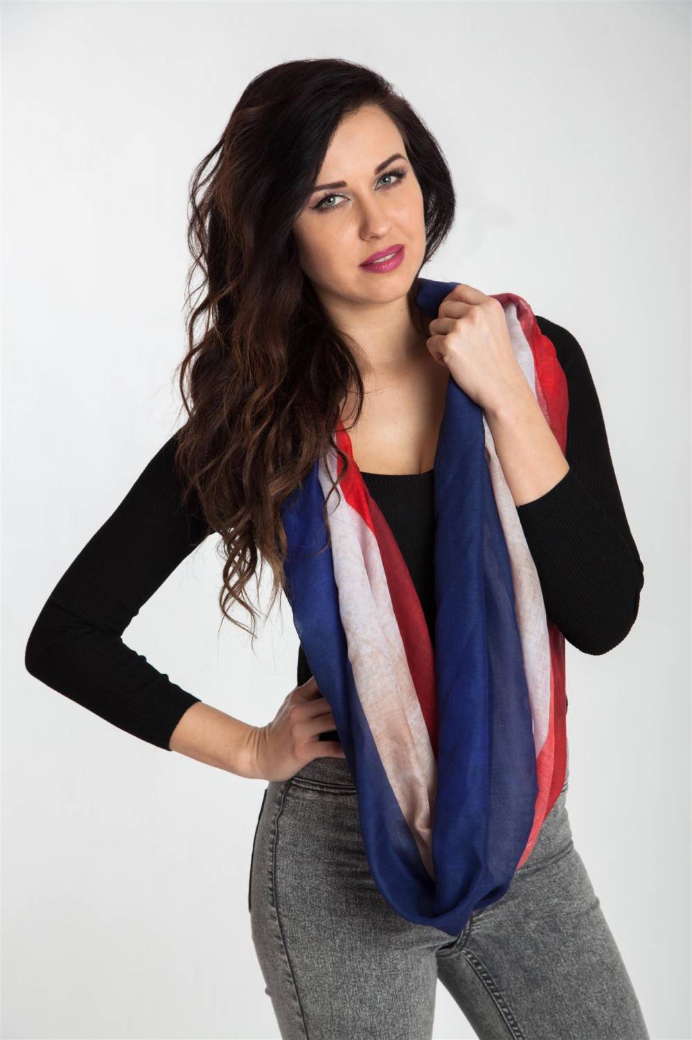 Stylebreaker Loop im Frankreich Flaggen Design Fabrik Onlineshop