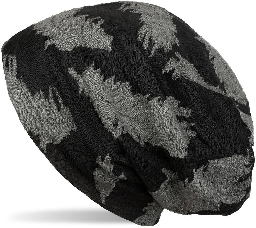 Stylebreaker Loop und Beanie Set mit gewebtem Feder Muster Sonderangebote