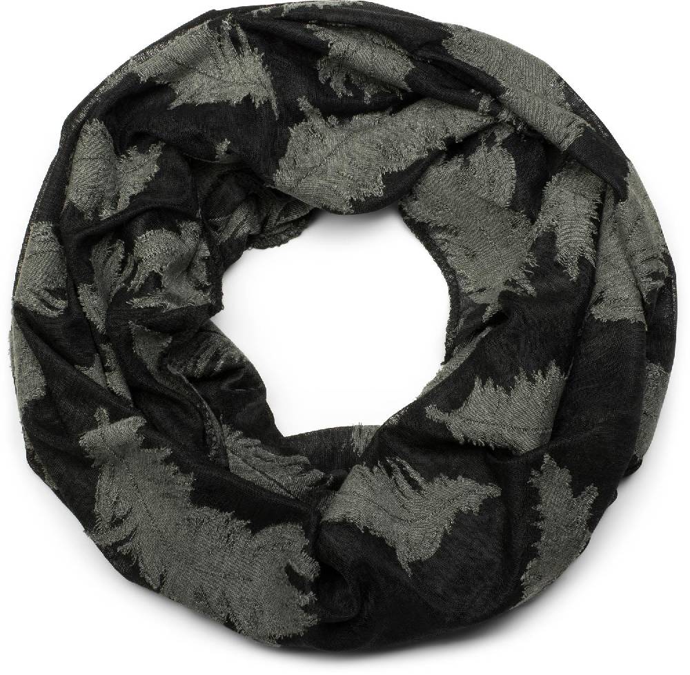 Stylebreaker Loop und Beanie Set mit gewebtem Feder Muster Sonderangebote
