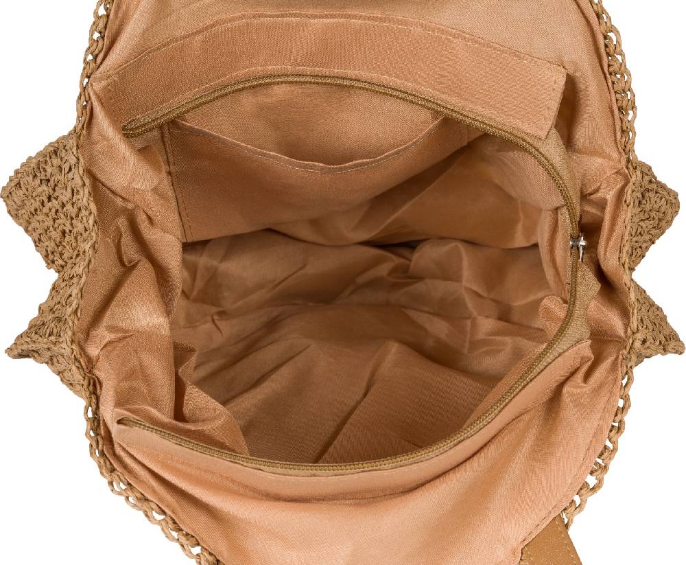 Stylebreaker Runde Schultertasche Papierstroh Begrenzte Freigabe
