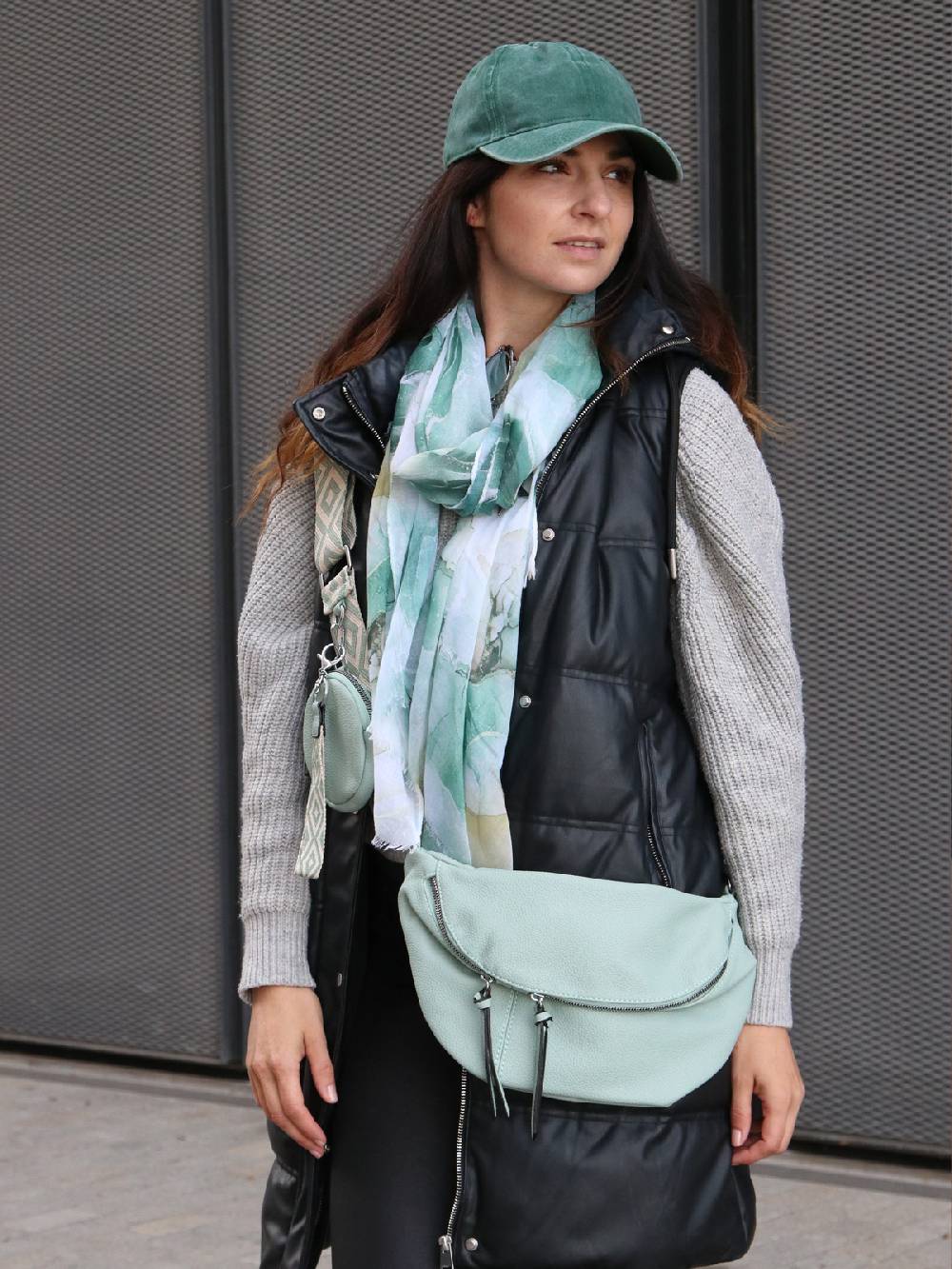 Stylebreaker Schal mit Marmor Muster Letzte 3 Tage