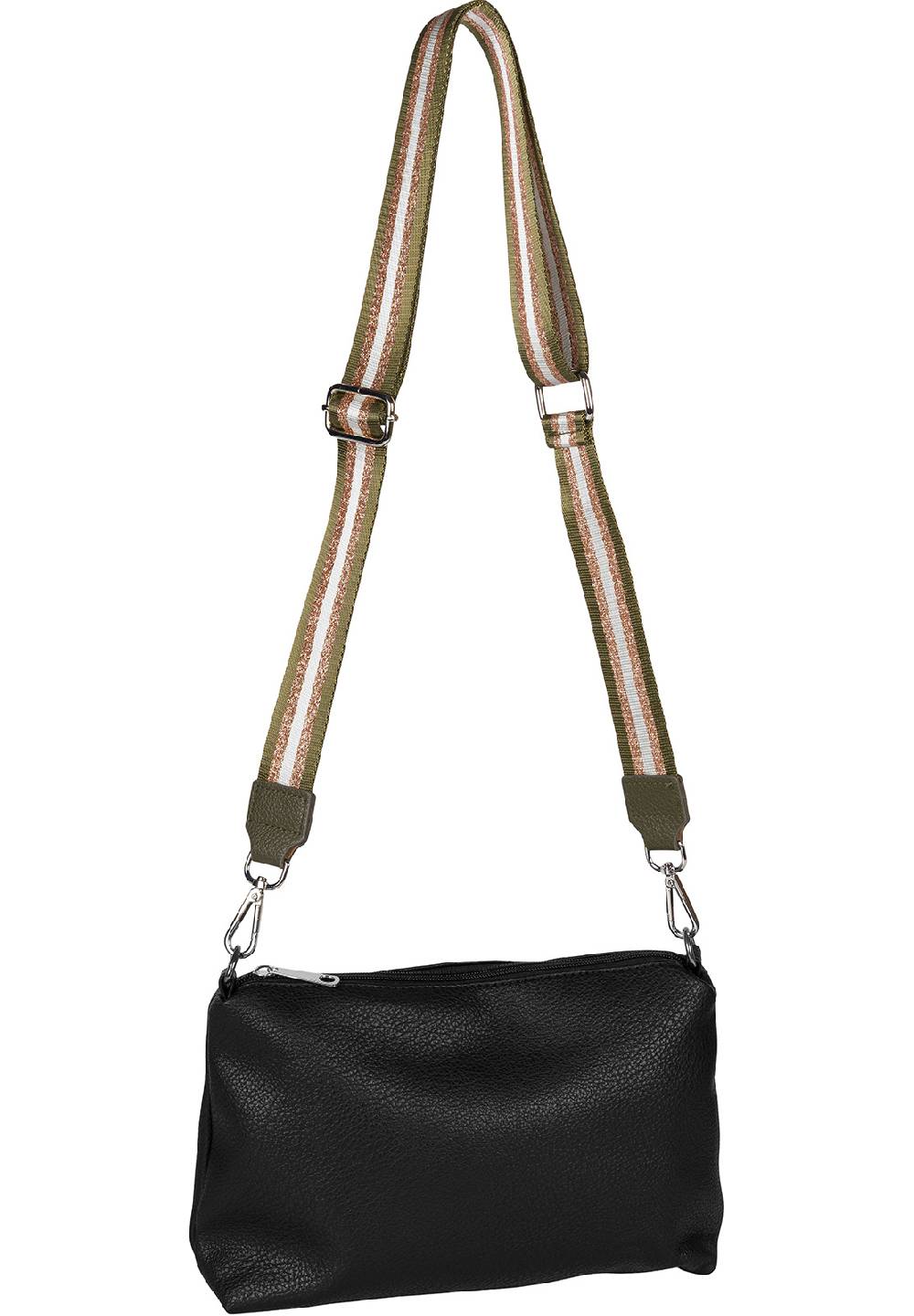Stylebreaker Wechsel Taschengurt Metallic Streifen Muster Fabrikladen