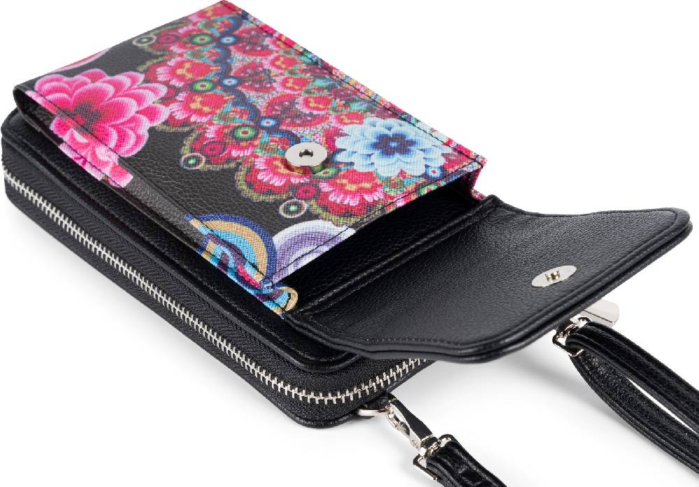 Stylebreaker Mini Bag Ethno Blumen Blüten - RFID Schutz Auslauf