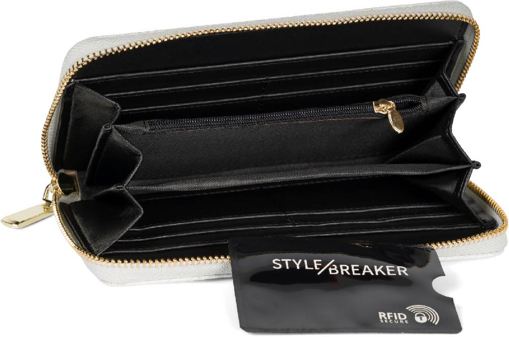 Stylebreaker Große Geldbörse mit Paisley Muster Prägung Blitzangebot