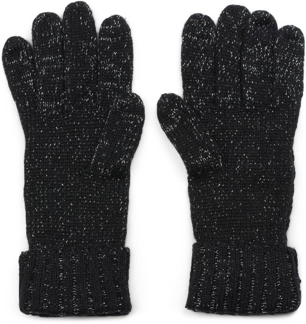 Stylebreaker Strick Handschuhe mit Zopfmuster und Metallic Faden Kauf eins, bekomm eins gratis