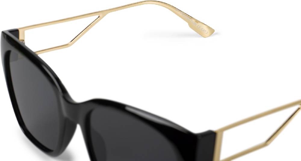 Stylebreaker Oversize Sonnenbrille mit breiten Metall Bügeln Sonderangebot der Fabrik